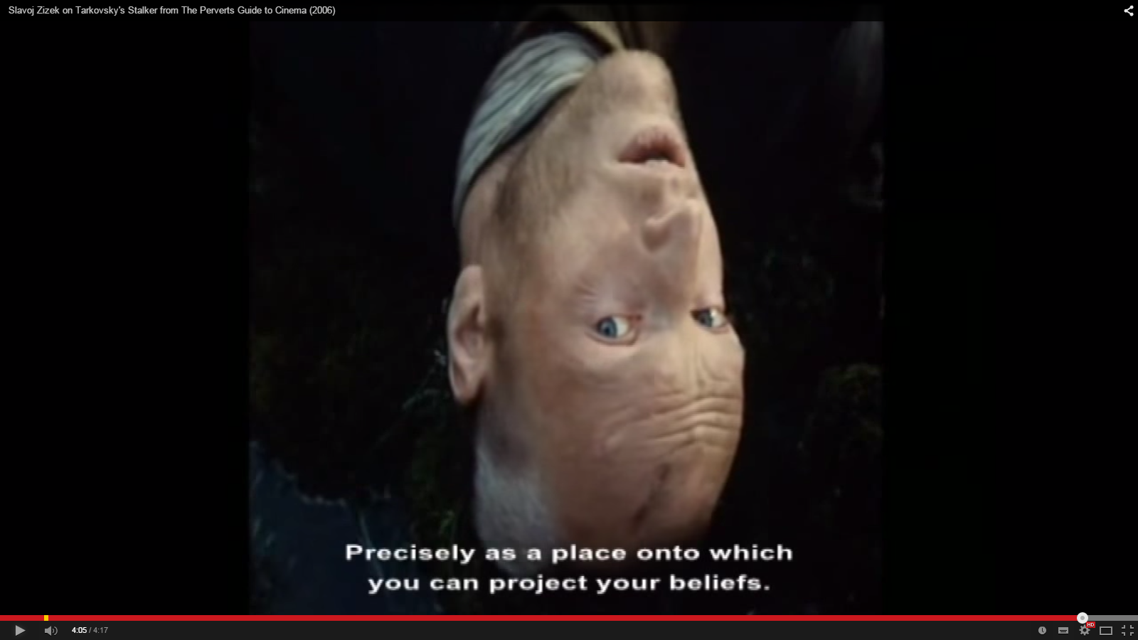 Zizek about Stalker Tarkovsky another place