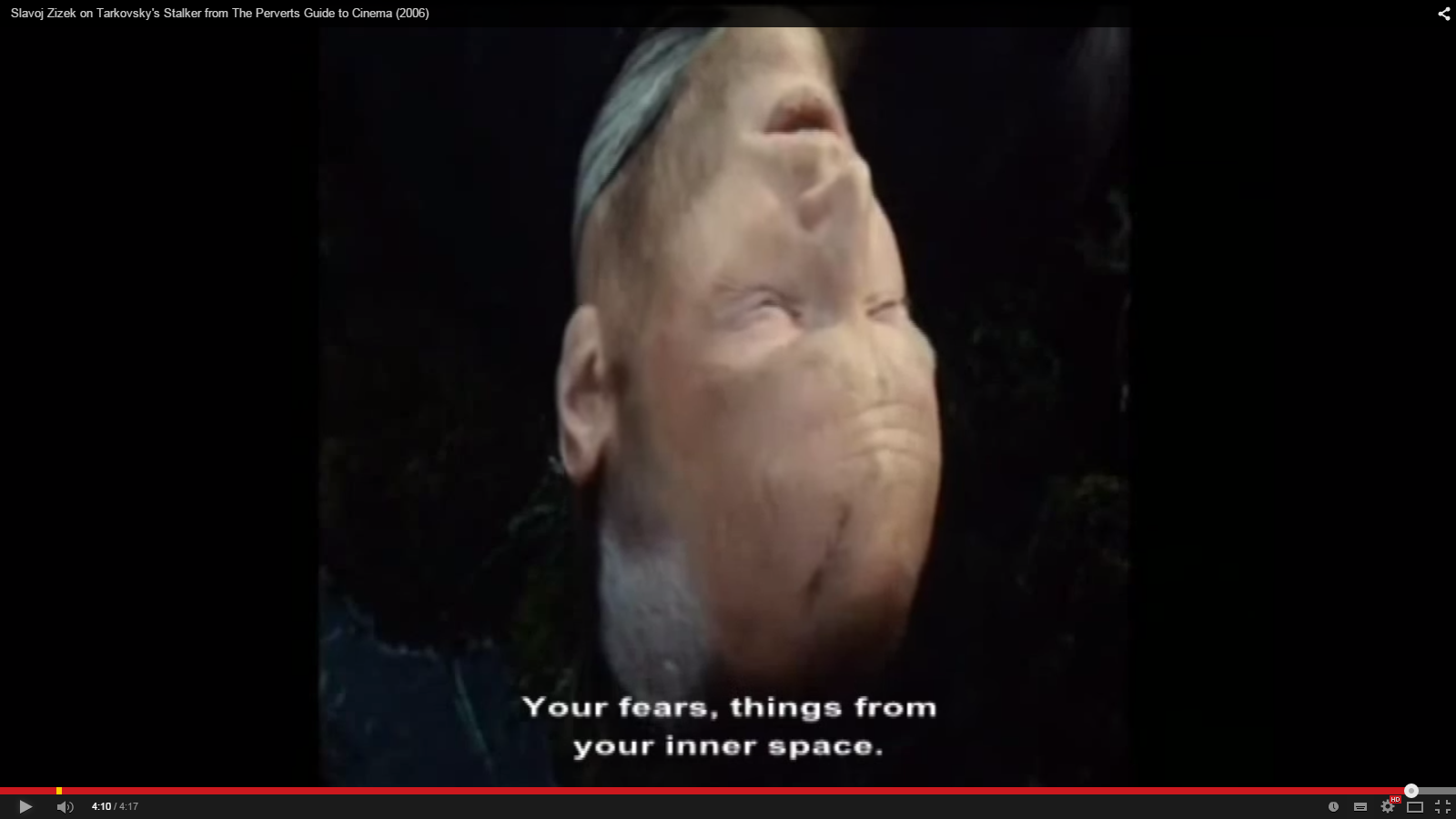 Zizek about Stalker Tarkovsky inner space